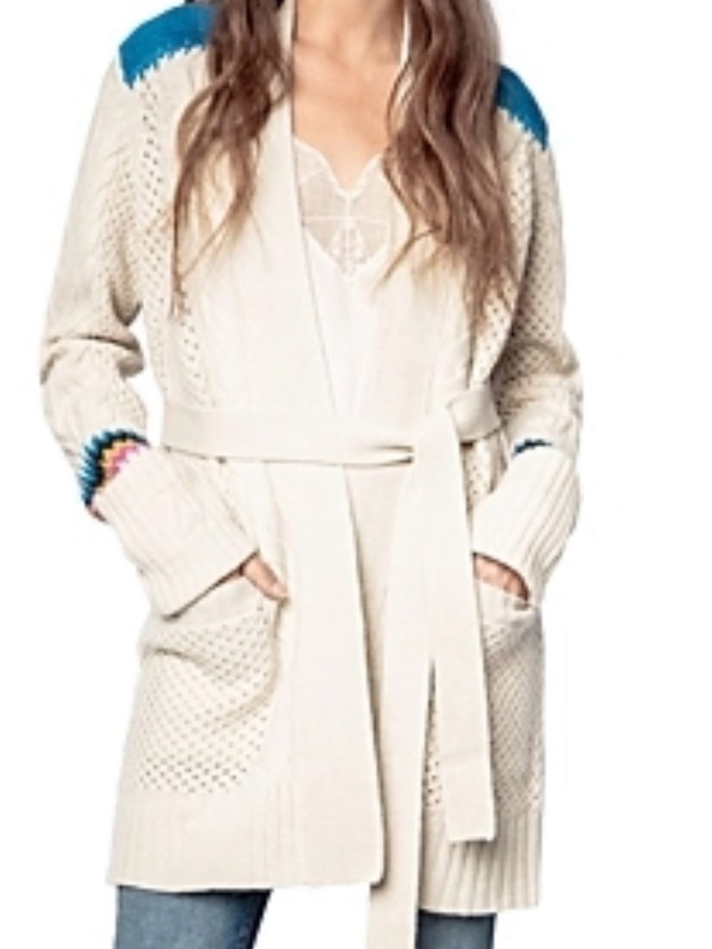 ZADIG&VOLTAIRE  Joy Multi Stitch Long Cardigan